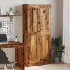 vidaXL Buffet haut vieux bois 82,5x30,5x185 cm bois d'ing&eacute;nierie