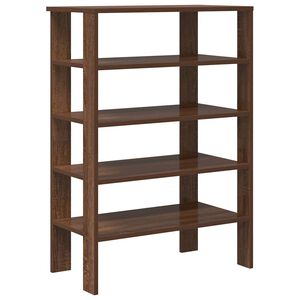 vidaXL &Eacute;tag&egrave;re &agrave; chaussures ch&ecirc;ne marron 61x32x87,5 cm bois ing&eacute;nierie