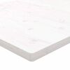 vidaXL Dessus de table blanc 90x90x2,5 cm bois de pin massif