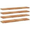 vidaXL &Eacute;tag&egrave;res flottantes 4 pcs 160x30x4 cm acacia massif &agrave; l'huile