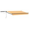 vidaXL Auvent r&eacute;tractable &eacute;lectrique Sable 100% Polyester et Aluminium