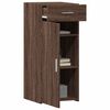 vidaXL Buffet ch&ecirc;ne marron 40x42,5x93 cm bois d'ing&eacute;nierie