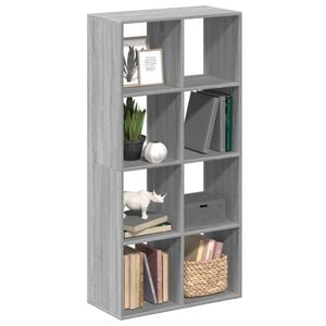 vidaXL &Eacute;tag&egrave;re s&eacute;paratrice de pi&egrave;ce sonoma gris 69,5x29x137,5 cm
