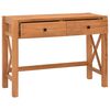 vidaXL Bureau avec 2 tiroirs 100x40x75 cm Bois de teck