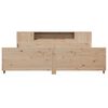 vidaXL Cadre de lit sans matelas 180x200 cm bois massif de pin