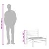 vidaXL Canapés de jardin sans accoudoirs 4 pcs bois massif douglas