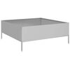 vidaXL Lit sur&eacute;lev&eacute; de jardin 100x100x25 cm acier inoxydable