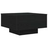 vidaXL Table basse Chêne noir 55 x 55 x 31 cm Bois d'ingénierie