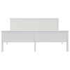 vidaXL Cadre de lit sans matelas blanc bois massif de pin 200x200 cm