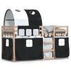 vidaXL Lit superpos&eacute; sans matelas 90x190 cm bois de pin massif
