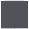vidaXL Jardini&egrave;re anthracite 62x30x29 cm acier