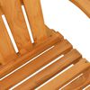 vidaXL Chaise de jardin Adirondack 77x78x95 cm bois de teck solide