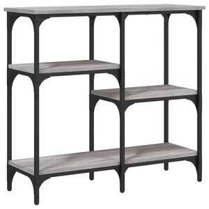 vidaXL Table console sonoma gris 80x29x75 cm bois d'ing&eacute;nierie