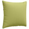 vidaXL Coussins de canap&eacute; 2 pcs Vert clair 50 x 50 cm tissu