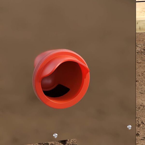 vidaXL Mangeoire pour poules 2 pcs Argent 40,5 x 25 x 38 cm