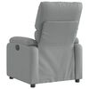 vidaXL Fauteuil inclinable en tissu gris clair