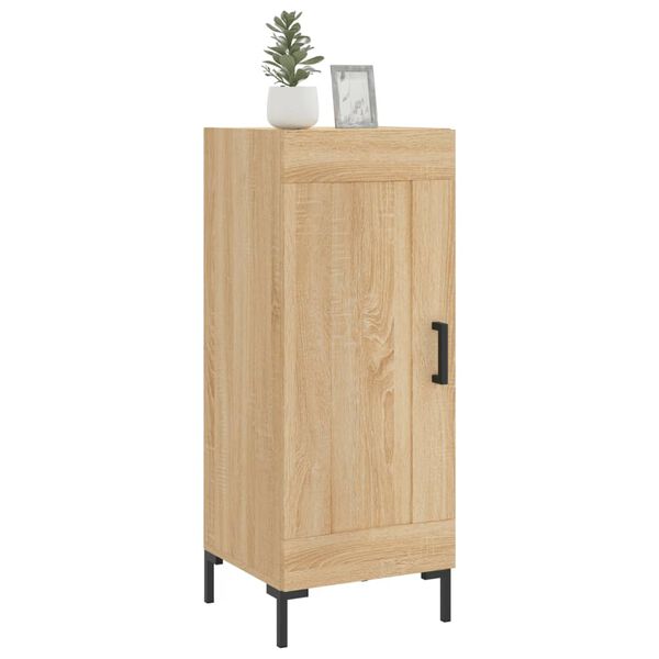 vidaXL Buffet Ch&ecirc;ne sonoma 34,5x34x90 cm Bois d'ing&eacute;nierie