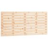 vidaXL T&ecirc;te de lit murale 126x3x63 cm Bois massif de pin