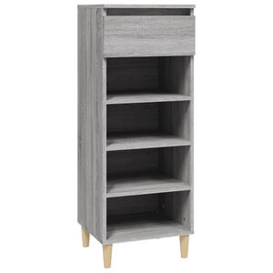 vidaXL Armoire &agrave; chaussures Sonoma gris 40x36x105 cm Bois d'ing&eacute;nierie