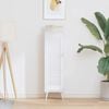 vidaXL Porte d'armoire &agrave; persiennes blanc 99x29,5 cm