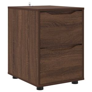 vidaXL Armoire de rangement Ch&ecirc;ne brun 40 x 48 x 57 cm