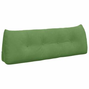 vidaXL Coussin de Dos Vert clair 140 x 24 x 50 cm Velours