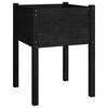 vidaXL Jardini&egrave;re Noir 50x50x70 cm Bois de pin massif