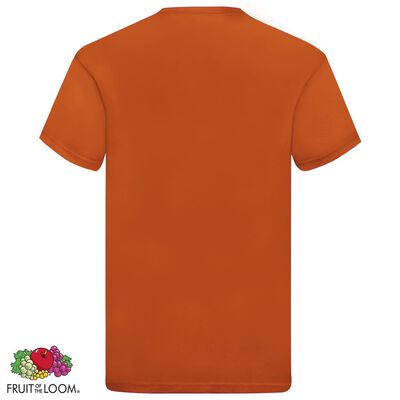 Fruit of the Loom T-shirts originaux 5 pcs Orange S Coton