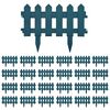 vidaXL Bordures de pelouse 25 pcs Vert 10 m PP