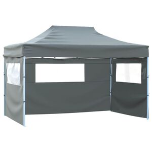 vidaXL Tente de f&ecirc;te 291 x 431 x 315 cm Anthracite Tissu Oxford