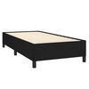 vidaXL Cadre de lit sans matelas noir 80x200 cm tissu