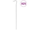 vidaXL Piquets de tente 25 pcs 23 cm &Oslash;3 mm acier galvanis&eacute;