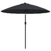 vidaXL Parasol d'ext&eacute;rieur avec m&acirc;t en aluminium 250 cm noir