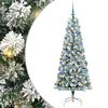 vidaXL Sapin de No&euml;l Artificiel &agrave; Branches Articul&eacute;es Vert et blanc