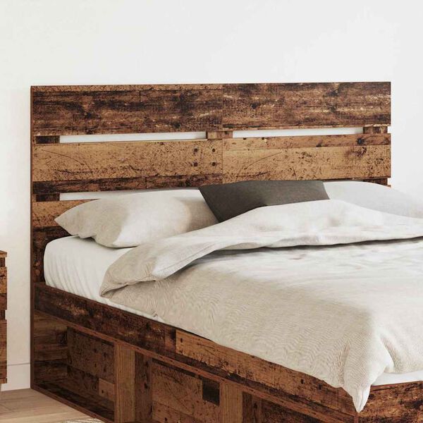 vidaXL T&ecirc;te de lit Bois ancien 150 cm Bois d'ing&eacute;nierie