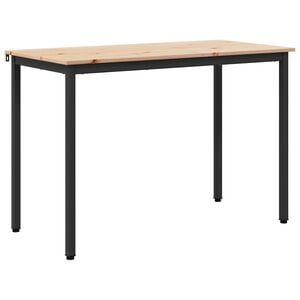 vidaXL Table de salle &agrave; manger / Table de repas Naturel