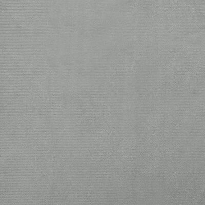 vidaXL Canapé pour enfants gris clair 70x45x30 cm velours