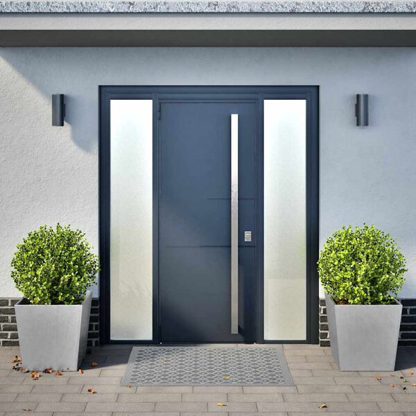 vidaXL Jardini&egrave;res 2 pcs 50x50x50 cm acier galvanis&eacute;