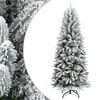 vidaXL Sapin de No&euml;l artificiel avec neige floqu&eacute;e 180 cm PVC et PE