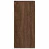 vidaXL Buffet ch&ecirc;ne marron 29,5x34x76 cm bois d'ing&eacute;nierie