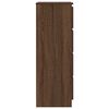 vidaXL Buffet Ch&ecirc;ne marron 60x35x98,5 cm Bois d'ing&eacute;nierie