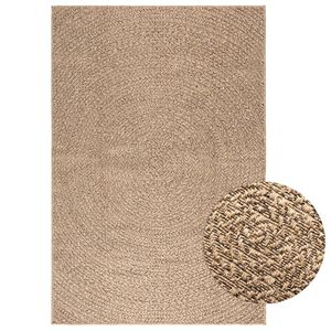 vidaXL Tapis 120x170 cm aspect jute int&eacute;rieur et ext&eacute;rieur