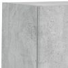 vidaXL Unités murales TV avec LED 6 pcs gris béton bois d'ingénierie