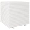 vidaXL Jardini&egrave;re blanc 70x70x72,5 cm bois de pin massif