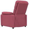 vidaXL Fauteuil inclinable Rouge bordeaux Tissu