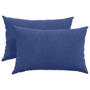 vidaXL Coussins de canap&eacute; 2 pcs Bleu police 60 x 40 cm