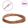 vidaXL Corde en Cuir Marron &Oslash;1,5 mm x 50 m Cuir
