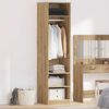 vidaXL Armoire avec stockage chêne artisanal Bois d'ingénierie