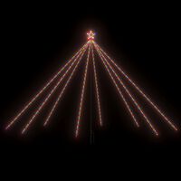 vidaXL Lumières d'arbre de Noël Int/Ext 576 LED colorées 3,6 m