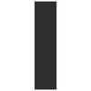 vidaXL Garde-robe noir 30x50x200 cm bois d'ing&eacute;nierie